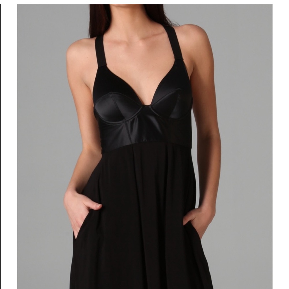 Theyskens' Theory Black Maxi Dress